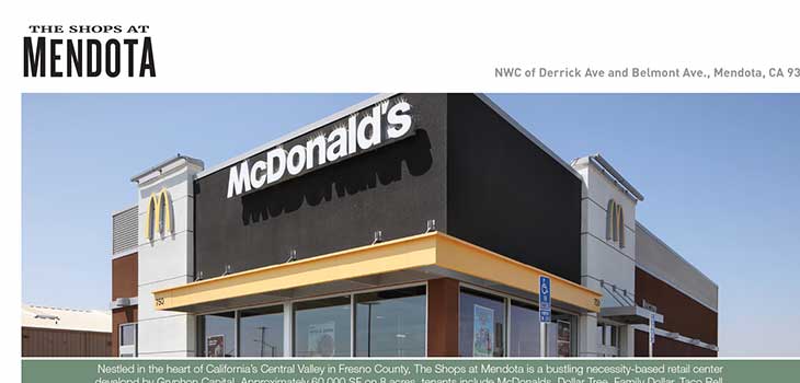 1-The Shops at Mendota (McDonald's) - Marketing Package